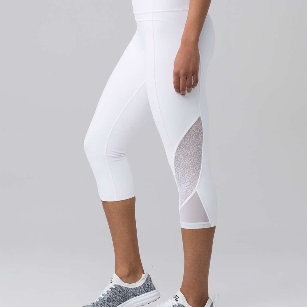 NWOT Lululemon Twist and Train Crop (19") Size 4